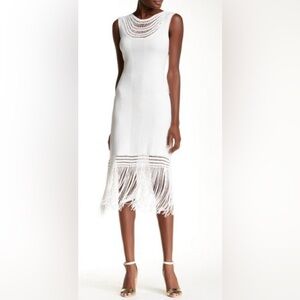 Yoana Baraschi knit dress with fringe